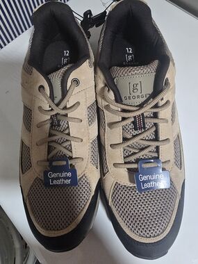 George Men's Tan and Black Athletic Sneakers